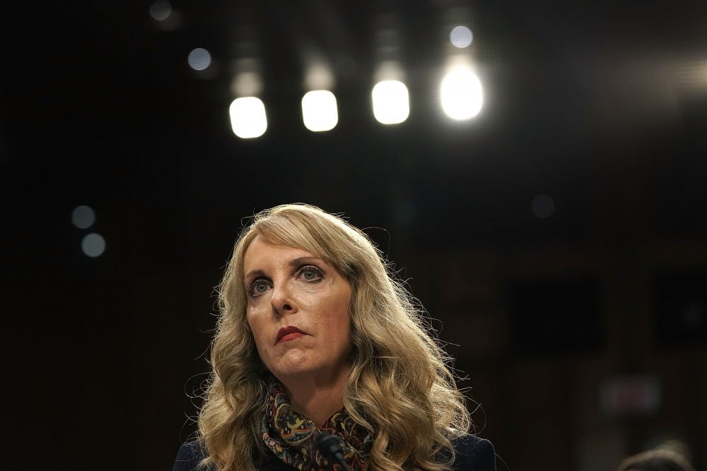 This is a photo of Kerry Perry, the USA Gymnastics coach who resigned as CEO